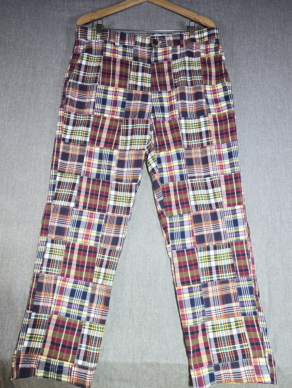 ​Brooks Brothers “346” Multicolor Patchwork Madras Pants - W38/L30